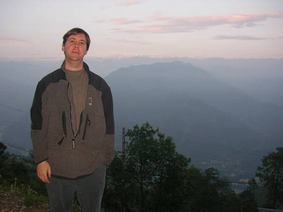 Me, with Tibet in the distance